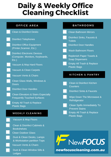 NFC Office Cleaning Checklist